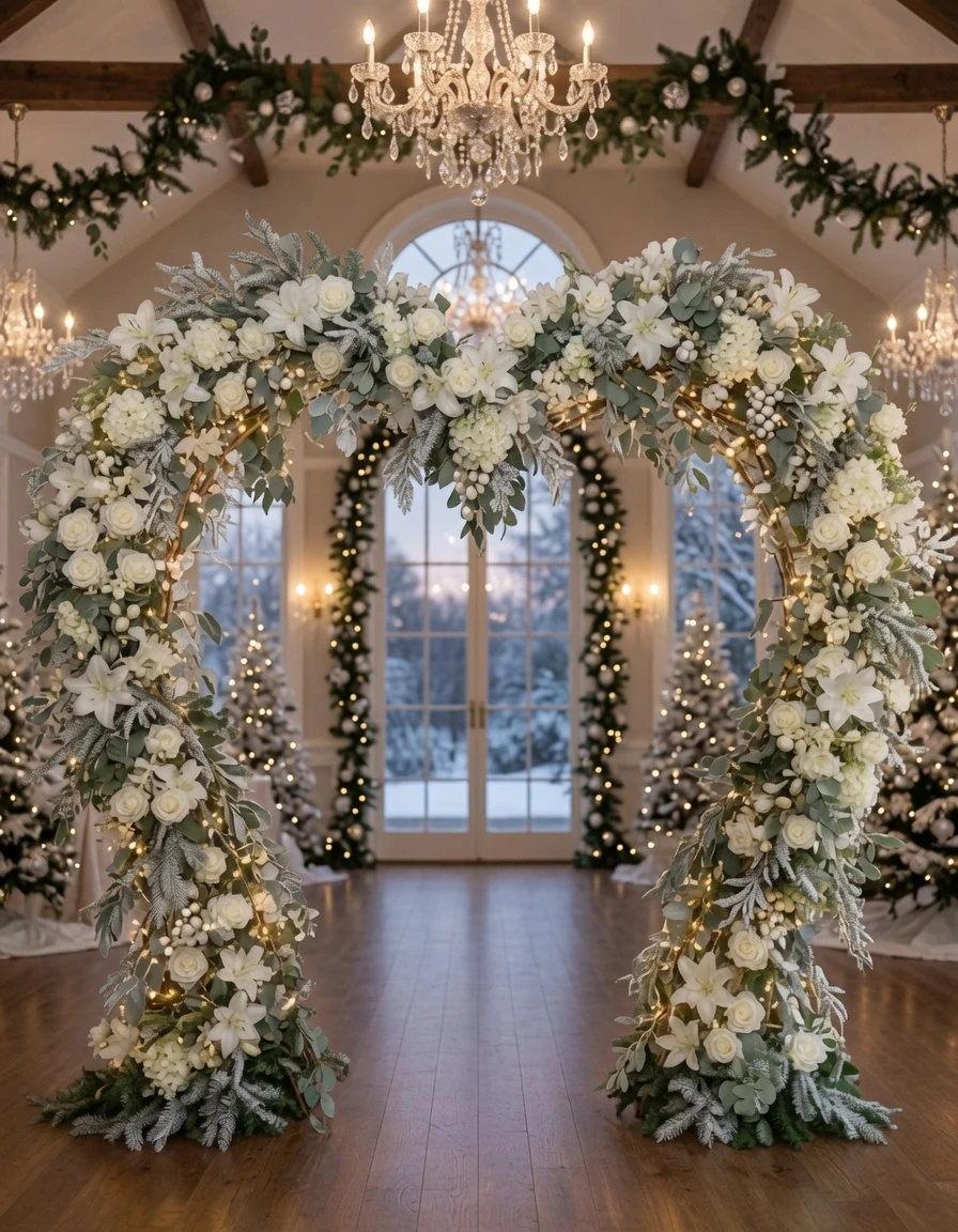 Christmas Heart Arch