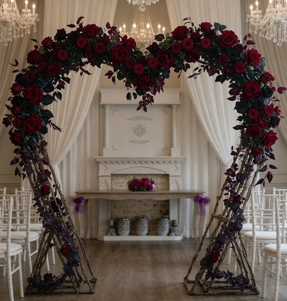 Crimson Noir Heart Arch